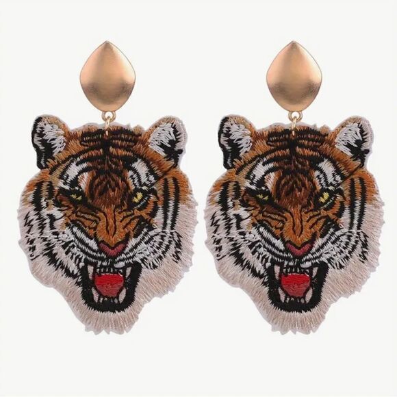 Jewelry - Tiger Safari Unique Earrings